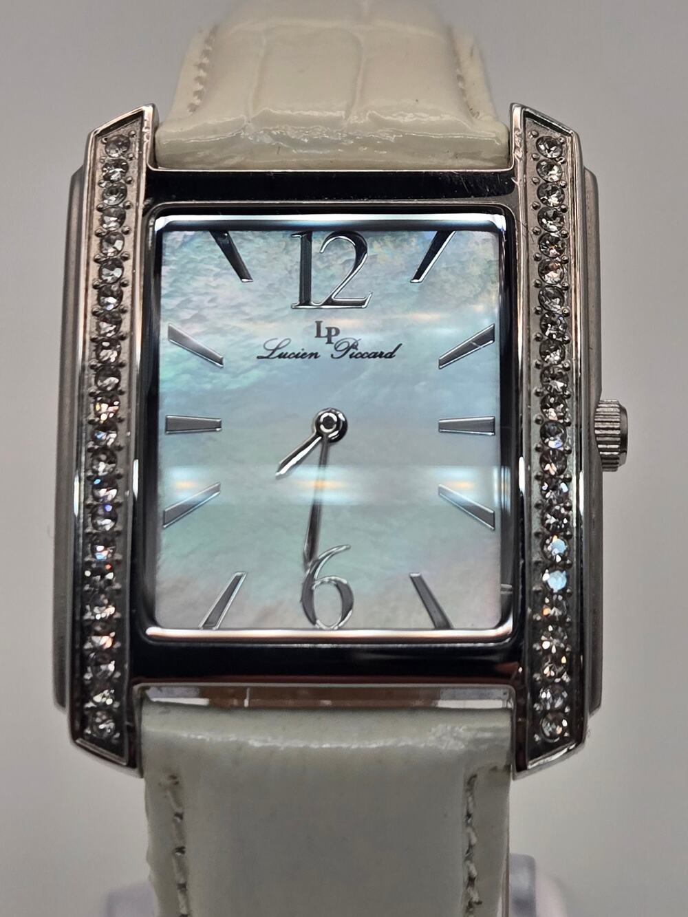 Lucien Piccard Lady's Coca White Dial Crystal Watch